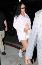 Pregnant RIHANNA Out in Los Angeles 03/25/2022