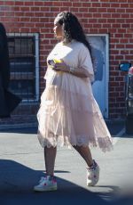 Pregnant RIHANNA Shopping at Tesoro Gift Shop in Los Angeles 03/23/2022