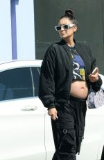 Pregnant SAHY MITCHELL Out in Los Angeles 03/26/2022