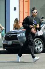Pregnant SAHY MITCHELL Out in Los Angeles 03/26/2022