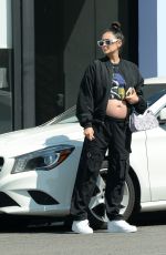 Pregnant SAHY MITCHELL Out in Los Angeles 03/26/2022