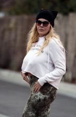 Pregnant SHANNA MOAKLER Out in Los Angeles 03/03/2022