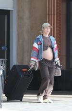 Pregnant SHARNA BURGESS Out in Los Angeles 03/12/2022