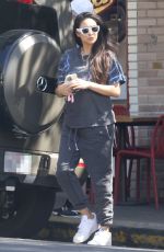 Pregnant SHAY MITCHELL Out for Lunch at Little Dom