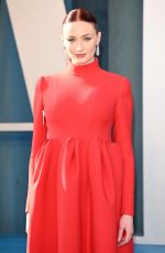 Pregnant SOPHIE TURNER at 2022 Vanity Fair Oscar Party in Beverly Hills 03/27/2022