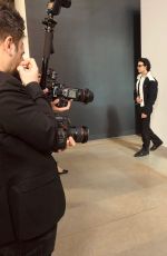 Pregnant SOPHIE TURNER Get Ready for Louis Vuitton Show for Vogue Magazine, March 2022