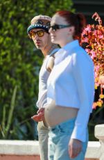 Pregnant SOPHIE TURNER Out in Beverly Hills 03/26/2022