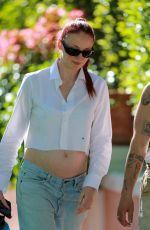 Pregnant SOPHIE TURNER Out in Beverly Hills 03/26/2022