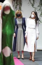 QUEEN LETIZIA OF SPAIN at Mercedes Benz Fashion Week in Madrid 03/11/2022