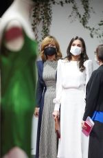 QUEEN LETIZIA OF SPAIN at Mercedes Benz Fashion Week in Madrid 03/11/2022