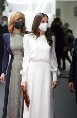 QUEEN LETIZIA OF SPAIN at Mercedes Benz Fashion Week in Madrid 03/11/2022