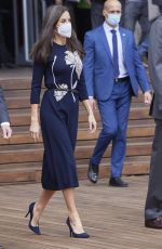 QUEEN LETIZIA OF SPAIN Out in Malaga for Princess of Girona Foundation 03/07/2022