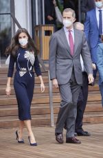 QUEEN LETIZIA OF SPAIN Out in Malaga for Princess of Girona Foundation 03/07/2022