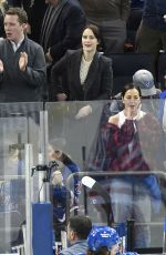 RACHEL BROSNAHAN at a Rangers Game in New York 03/28/2022