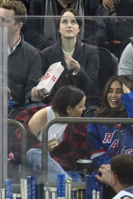 RACHEL BROSNAHAN at a Rangers Game in New York 03/28/2022