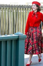 RACHEL BROSNAHAN on the Set of The Marvelous Mrs Maisel in Central Park in New York 03/22/2022