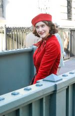 RACHEL BROSNAHAN on the Set of The Marvelous Mrs Maisel in Central Park in New York 03/22/2022