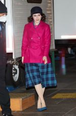 RACHEL BROSNAHAN on the Set of The Marvelous Mrs Maisel in New York 03/11/2022