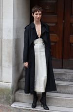 REBECCA HALL at Burberry A/W 2023 Womenswear Collection Presentation in London 03/11/2022