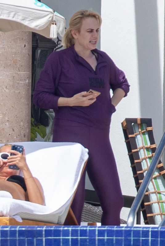 REBEL WILSON on Vacation in Cabo San Lucas 03/01/2022