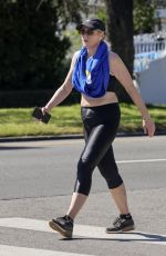 REBEL WILSON Out Hiking at Griffith Park in Los Angeles 03/21/2022