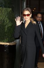 RENEE ZELLWEGER Heading to Tonight Show Starring Jimmy Fallon in New York 03/07/2022