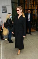 RENEE ZELLWEGER Heading to Tonight Show Starring Jimmy Fallon in New York 03/07/2022