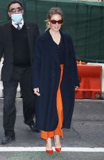RENEE ZELLWEGER Leaves Today Show in New York 03/07/2022