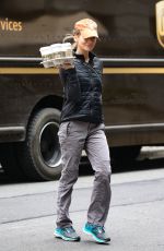 RENEE ZELLWEGER Out for Hot Coffees in New York 03/07/2022