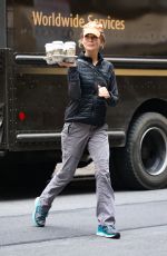 RENEE ZELLWEGER Out for Hot Coffees in New York 03/07/2022