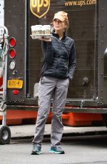 RENEE ZELLWEGER Out for Hot Coffees in New York 03/07/2022