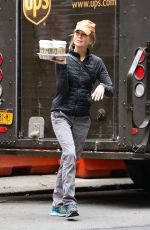 RENEE ZELLWEGER Out for Hot Coffees in New York 03/07/2022