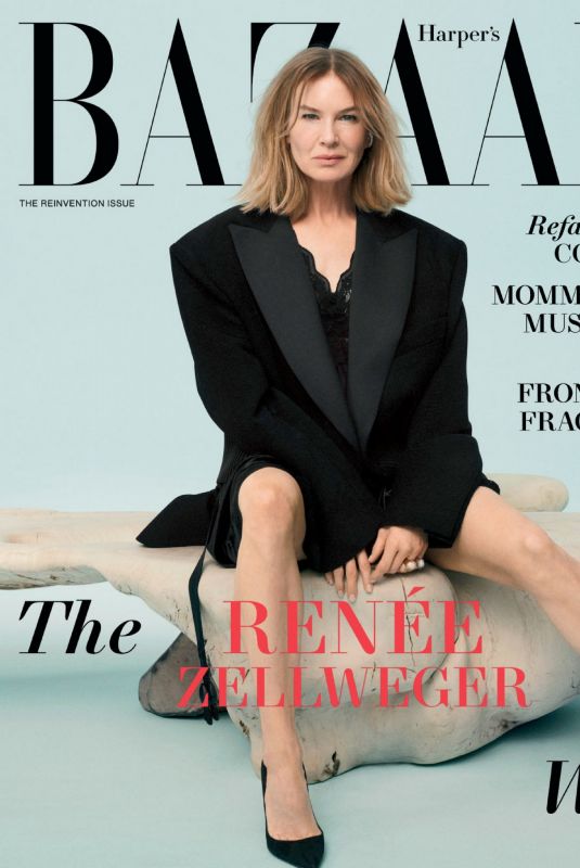 RENEE ZELLWGER in Harper’s Bazaar Magazine, April 2022
