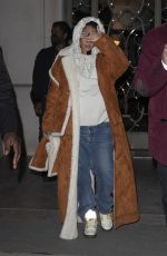 RIHANNA Shopping at Baby Dior on Avenue Montaigne in Paris 03/05/2022