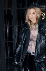 RITA ORA Leaves Her Hotel in New York 03/10/2022