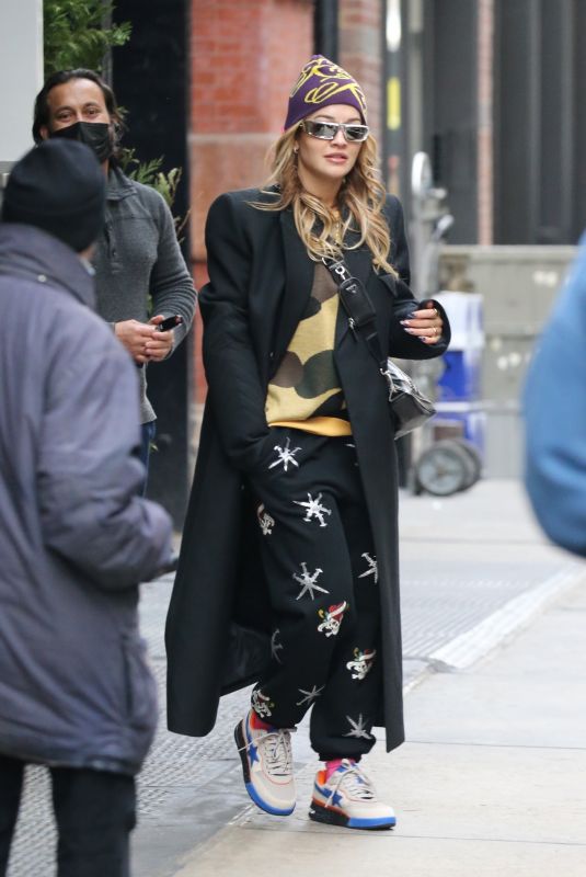 RITA ORA Out and About in New York 03/10/2022