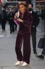 ROBIN ROBERTS Leaves ABC Studios in New York 03/14/2022