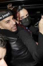 ROSALIA and Rauw Alejandro Out in Madrid 03/20/2022