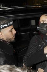 ROSALIA and Rauw Alejandro Out in Madrid 03/20/2022