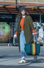 ROSE LESLIE Out with Her Dog in London 03/10/2022