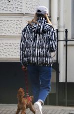 ROXY HORNER Out with Her Dog in London 03/03/2022