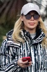 ROXY HORNER Out with Her Dog in London 03/03/2022