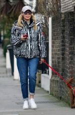 ROXY HORNER Out with Her Dog in London 03/03/2022