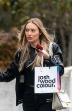 ROXY HORNER Out with Her Dog in Notting Hill 03/29/2022