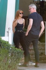 RUMER WILLIS and Eric Dane at San Vicente Bungalows in West Hollywood 03/11/2022