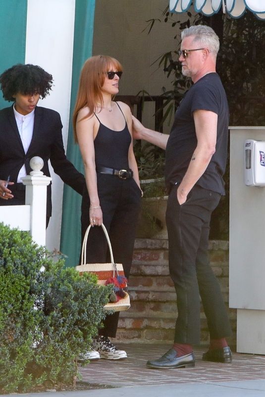 RUMER WILLIS and Eric Dane at San Vicente Bungalows in West Hollywood 03/11/2022