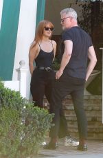 RUMER WILLIS and Eric Dane at San Vicente Bungalows in West Hollywood 03/11/2022