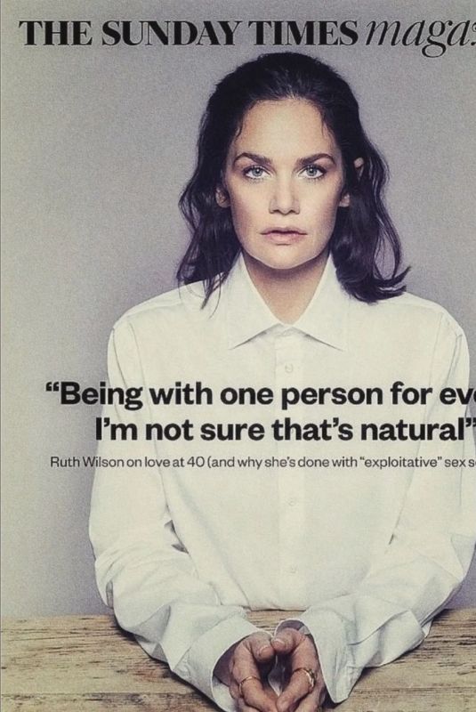 RUTH WILSON for The Sunday Times Magazine, February 2022