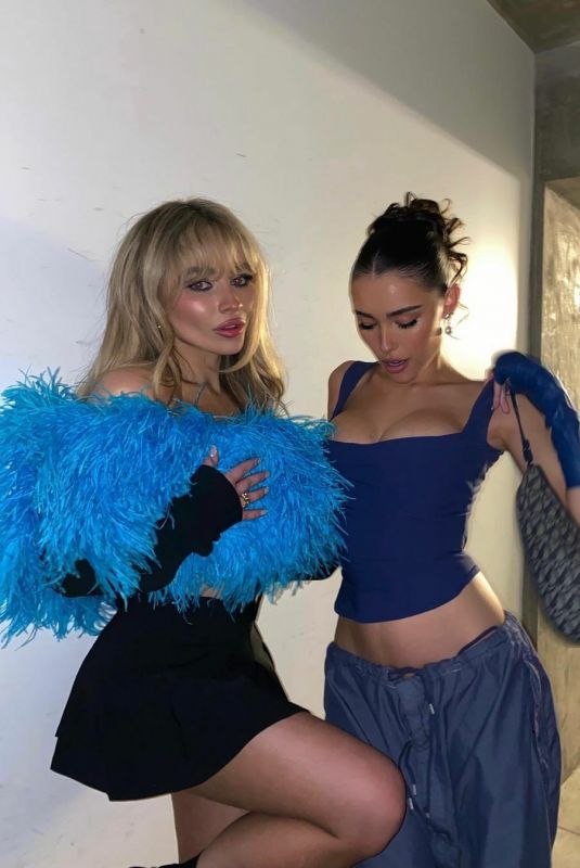 SABRINA CARPENTER and MADISON BEER - Instagram Photos 03/07/2022
