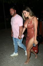 SAFFIRE MATOS Leaves Swan Restaurant in Miami 03/19/2022